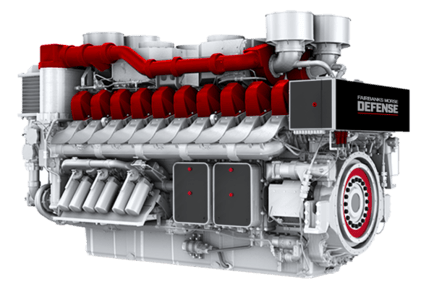 Fairbanks Morse Diamond Opposed-Piston Marine Engine